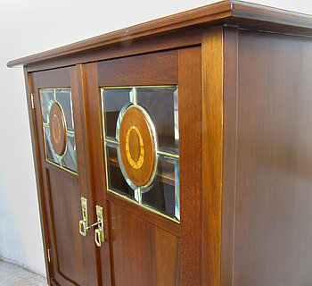 Exotischer Schrank Nahaufnahme