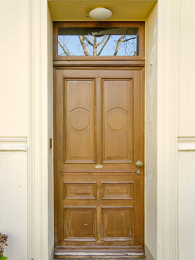 Die alte Haustür (denkmalgeschützt)