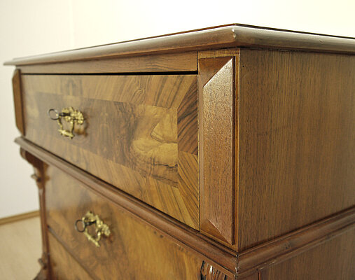 Schubkasten überholte Oberfläche