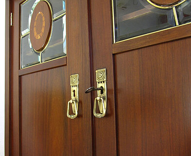 Exotischer Schrank Detailaufnahme