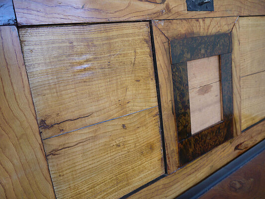 Biedermeier Kommode Klappe alt