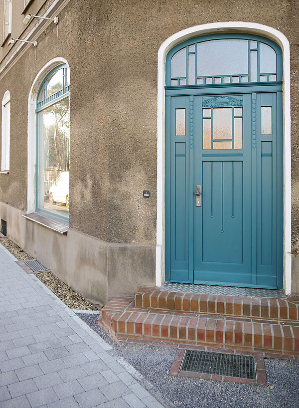 Jugenstil Haustür Schaufenster