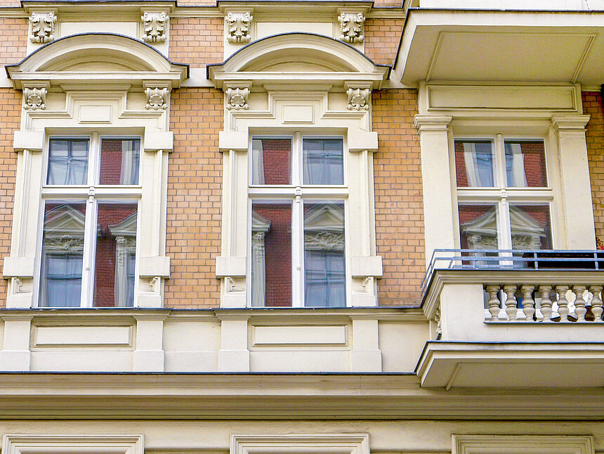 Kastenfenster Strassensicht