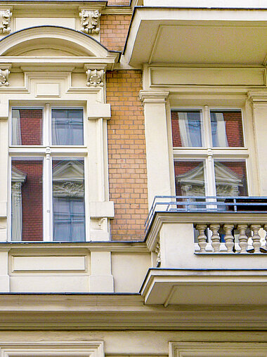 Kastenfenster Strassensicht