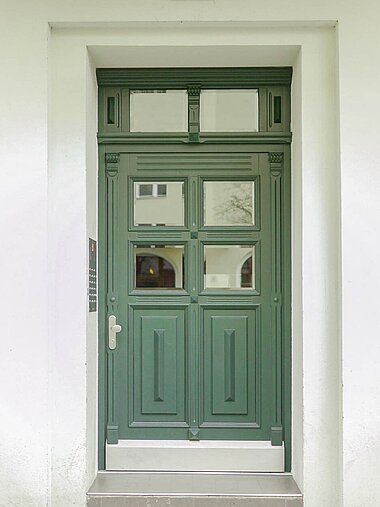 Haustür Eiche grün
