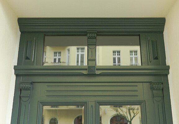 Oberlicht Kämpfer Haustür Eiche