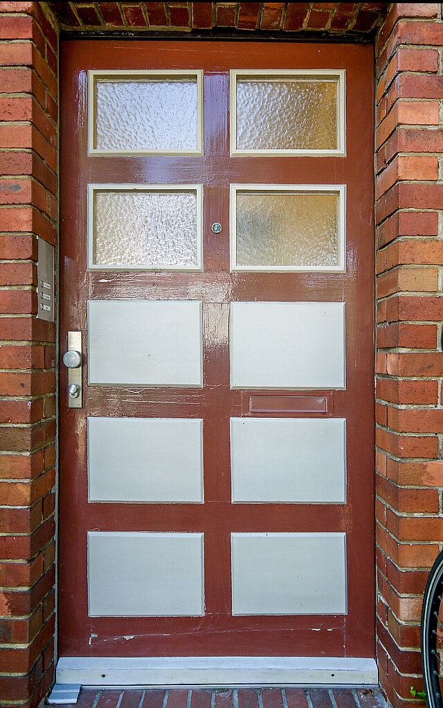 Alte Haustür die nachgebaut wurde