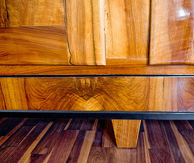 Detailaufnahme Restaurierte Oberfläche