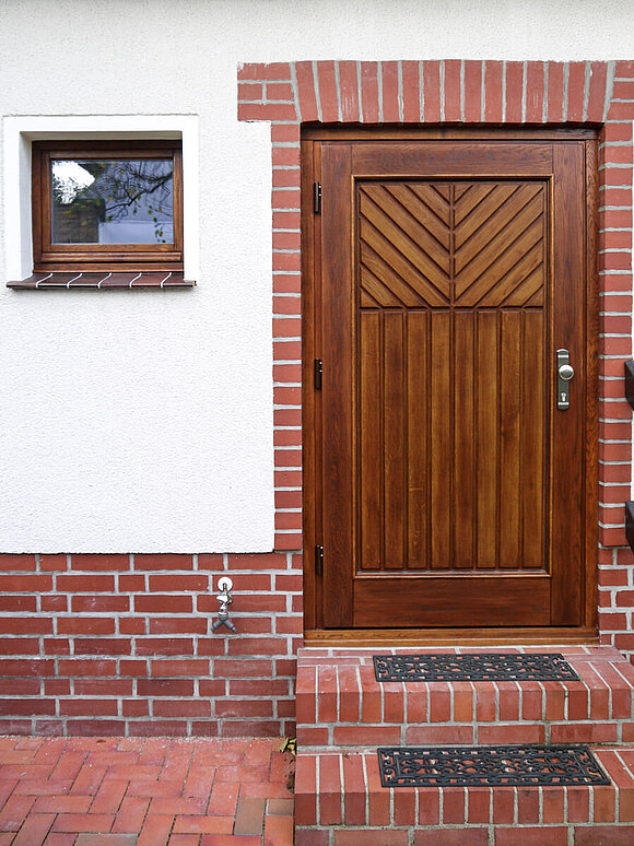 Haustür Eiche Lasiert