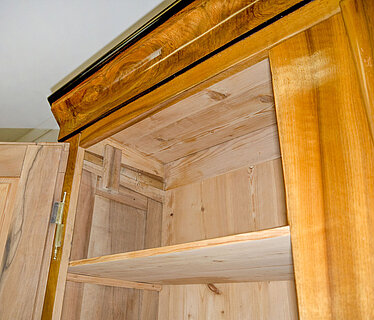 Innenansicht Schrank