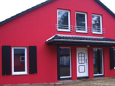 Fensterladen Rotes Haus