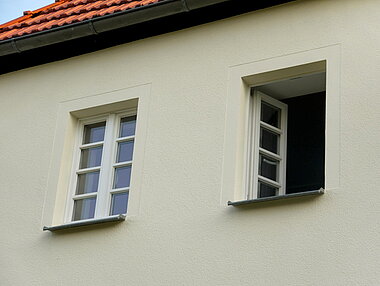 Fenster weiß deckend